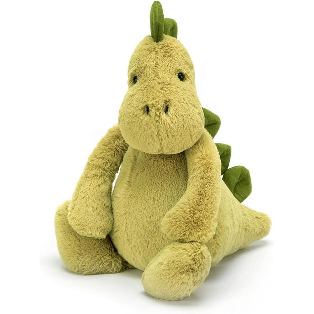 Jellycat Bashful Dino Plush Stuffed Animal Medium 12 Inch Green New